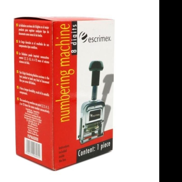 FOLIADOR MET. 8 DIG. SUNSHINE PAPMAQ008 PZA